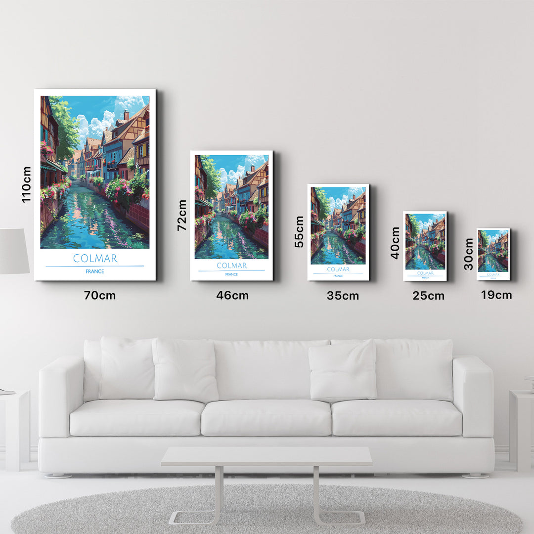 Colmar France-Travel Posters | Glass Wall Art