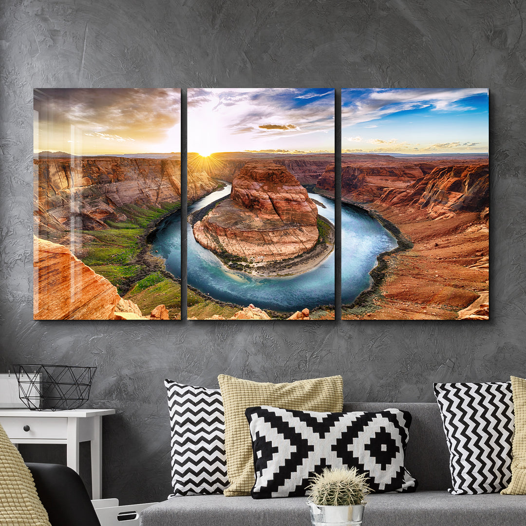 ・"Lake Powell - Trio"・Glass Wall Art