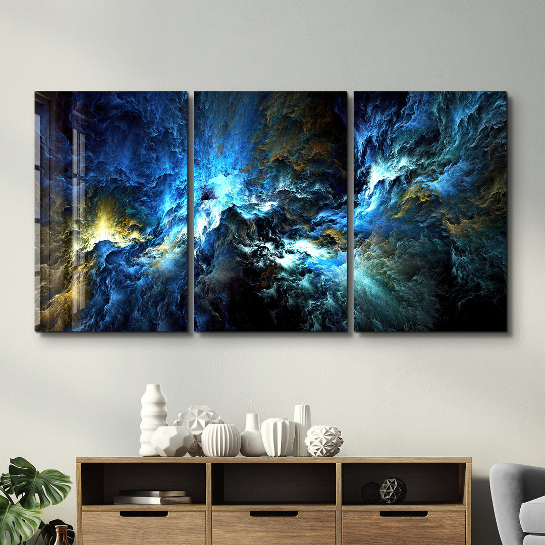 ・"Myth of the Sky - Trio"・Glass Wall Art