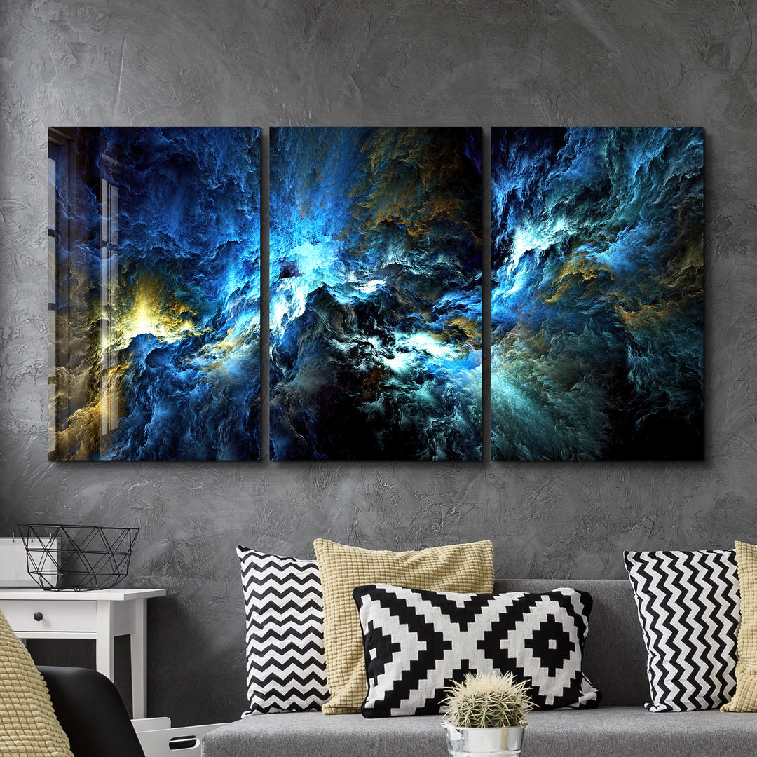 ・"Myth of the Sky - Trio"・Glass Wall Art