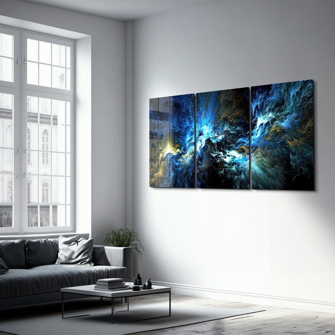 ・"Myth of the Sky - Trio"・Glass Wall Art