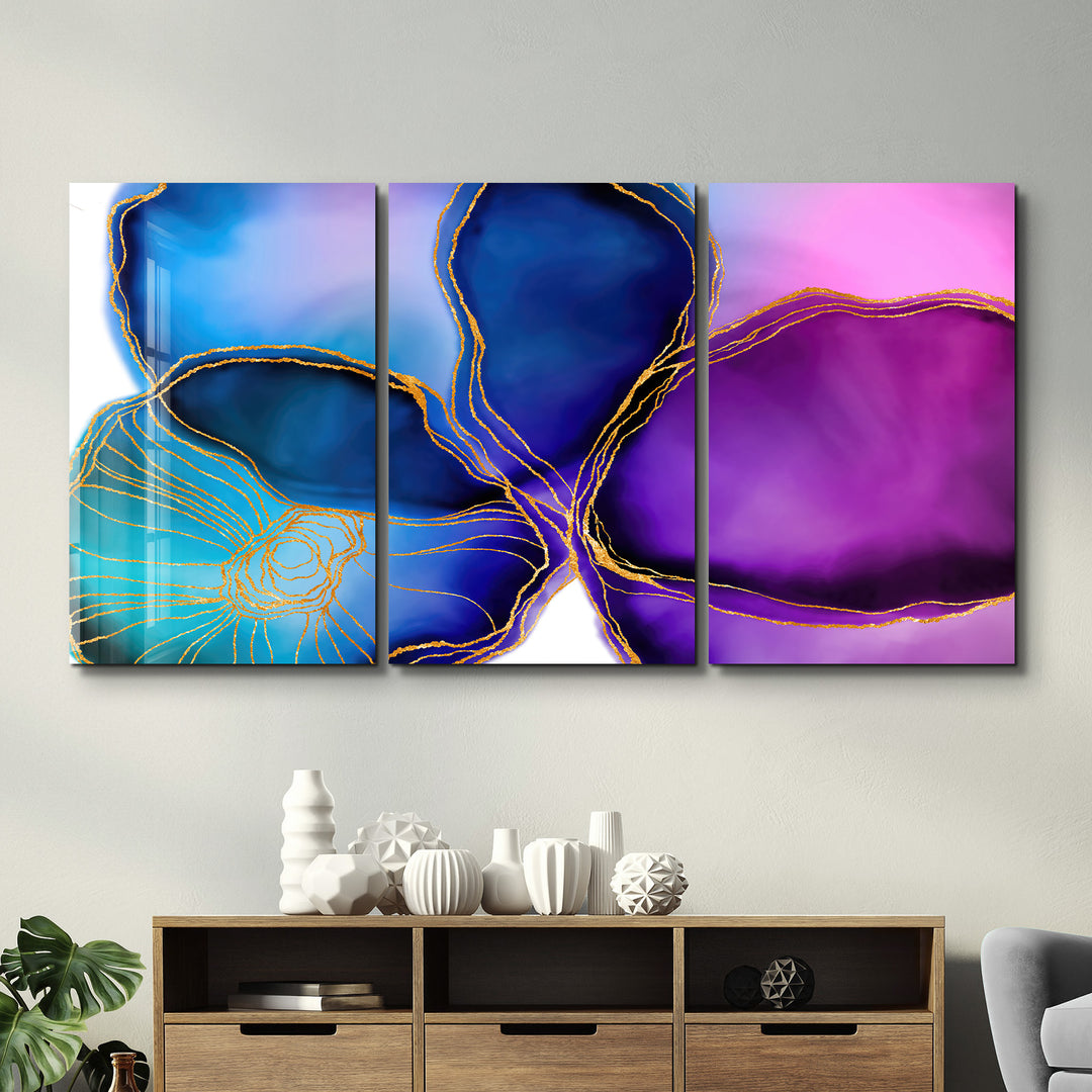 ・Violetta - Trio"・Glass Wall Art