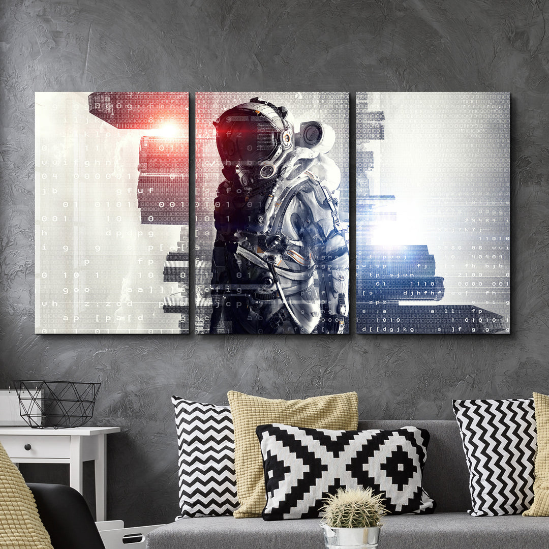 ・"The Future is Now - Trio"・Glass Wall Art