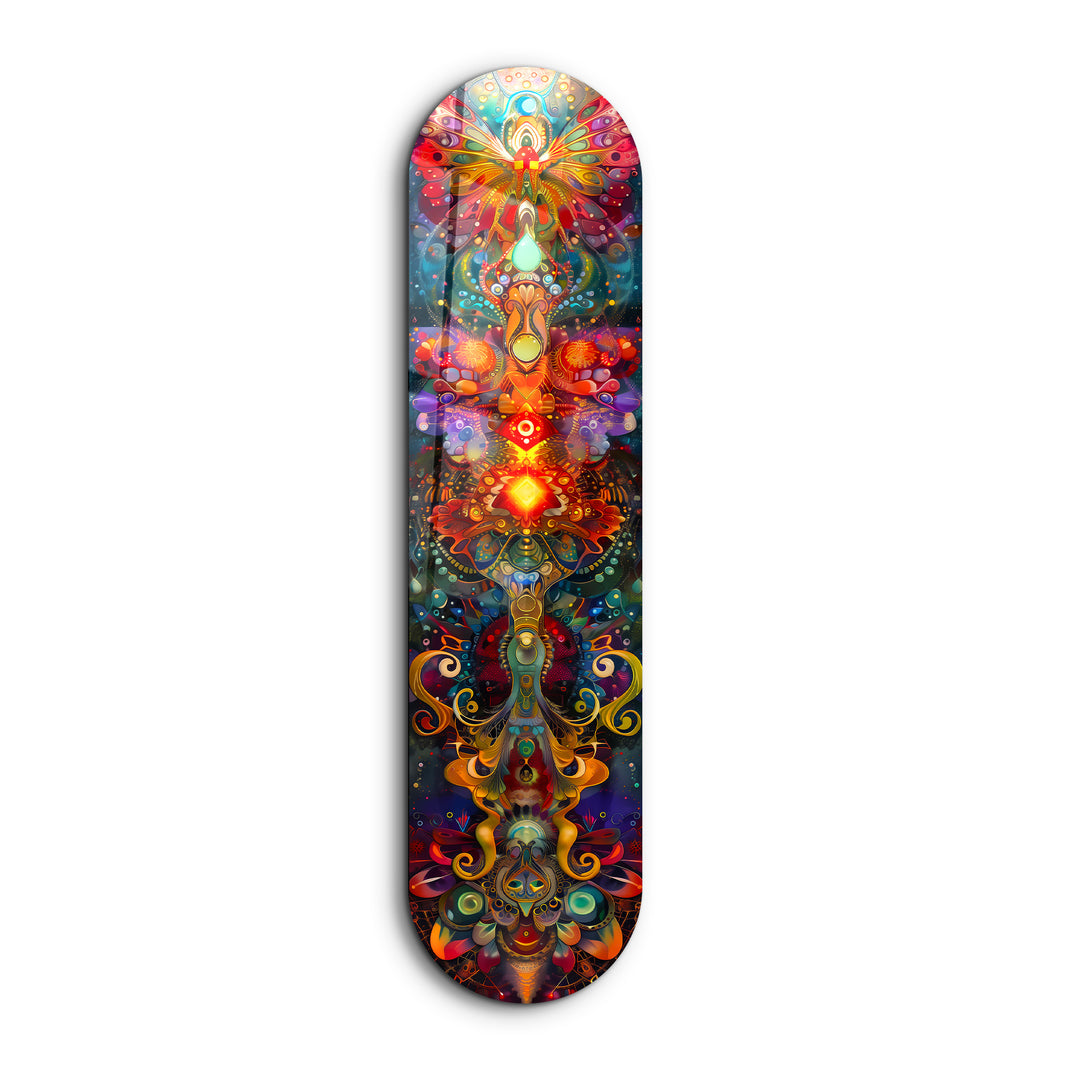 Bohemian Flower Dream V2 | Glass Wall Art