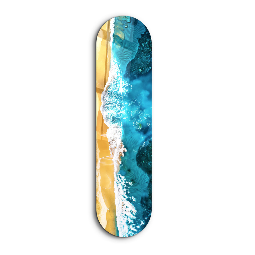 Beach | Glass Wall Art