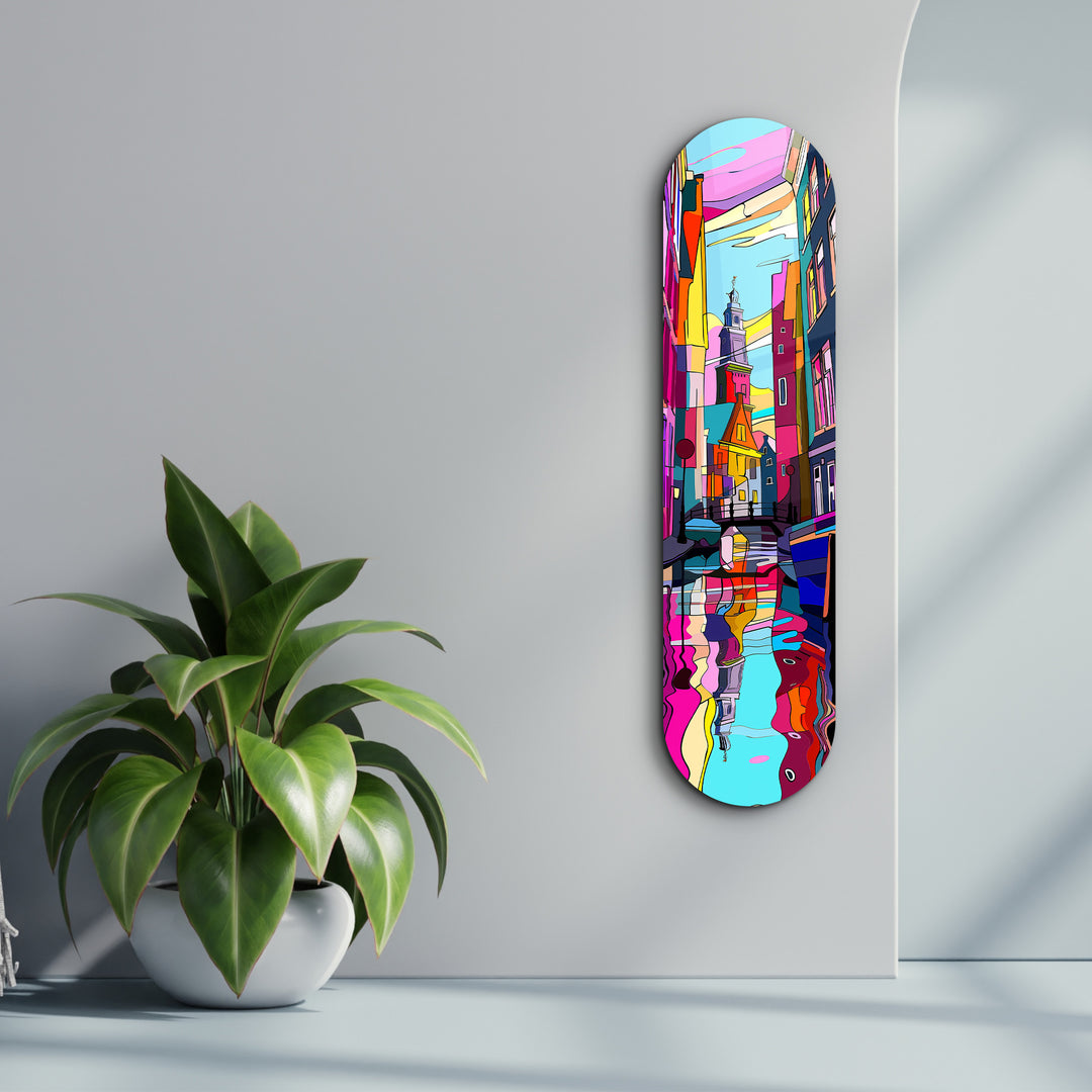 Amsterdam | Glass Wall Art