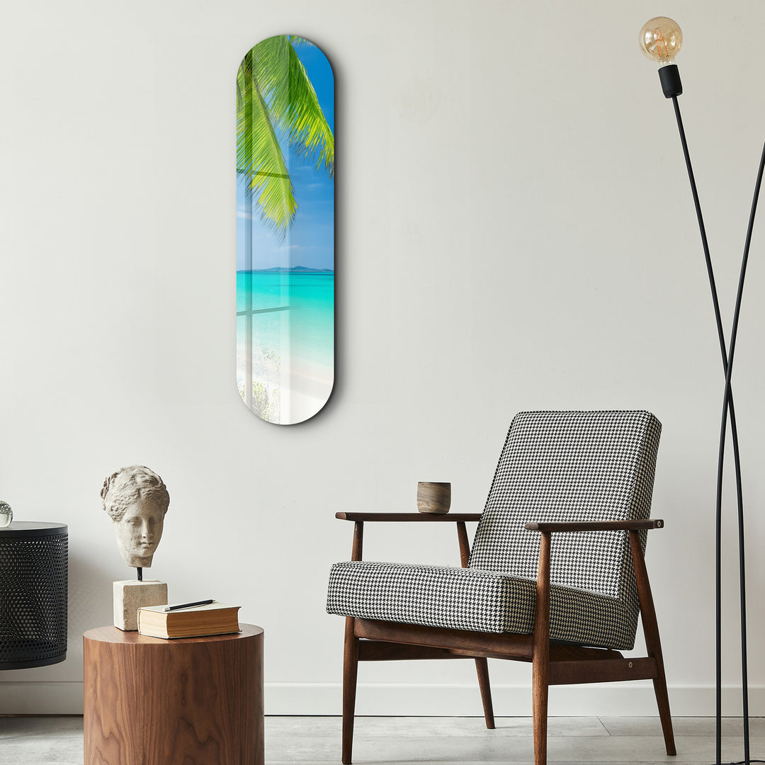 Beach | Glass Wall Art