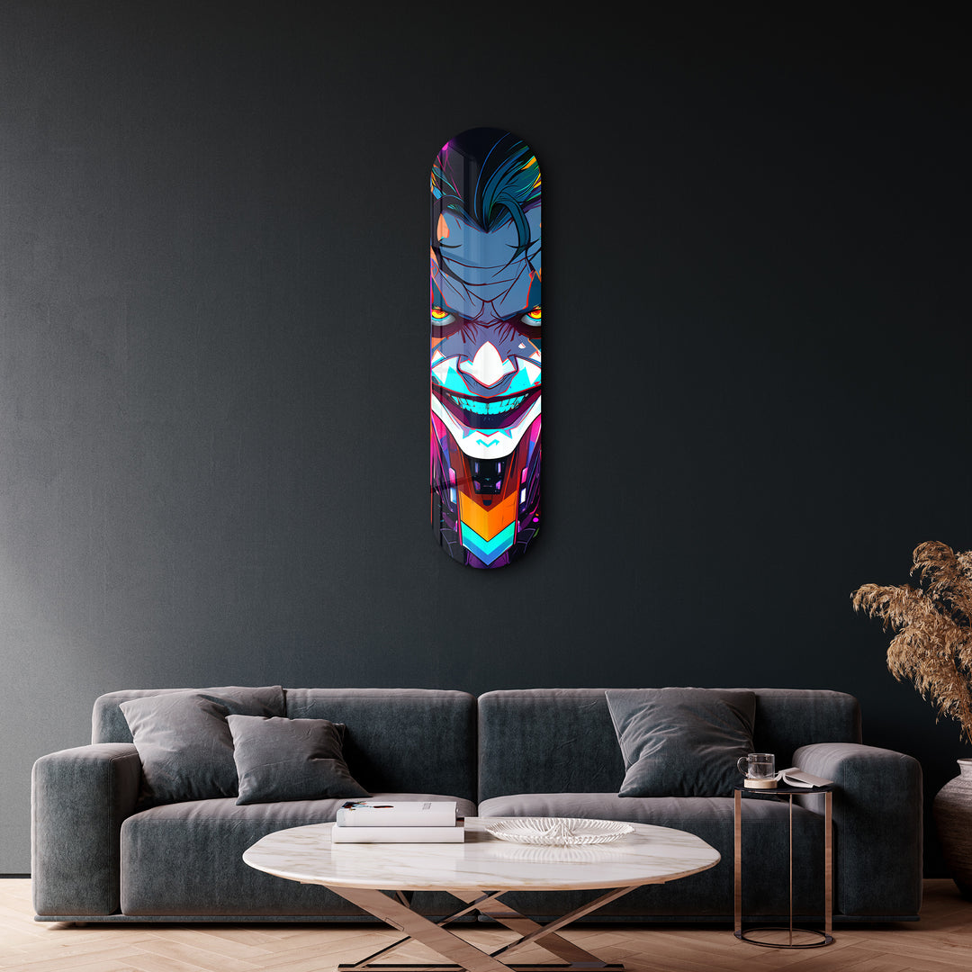 Joker Anime Style | Glass Wall Art