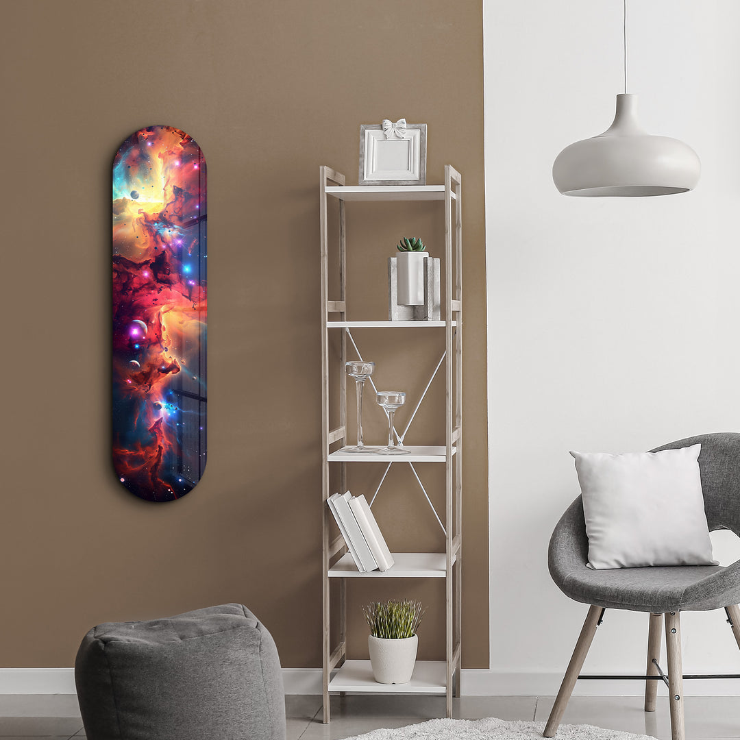 Colourful Space V3 | Glass Wall Art