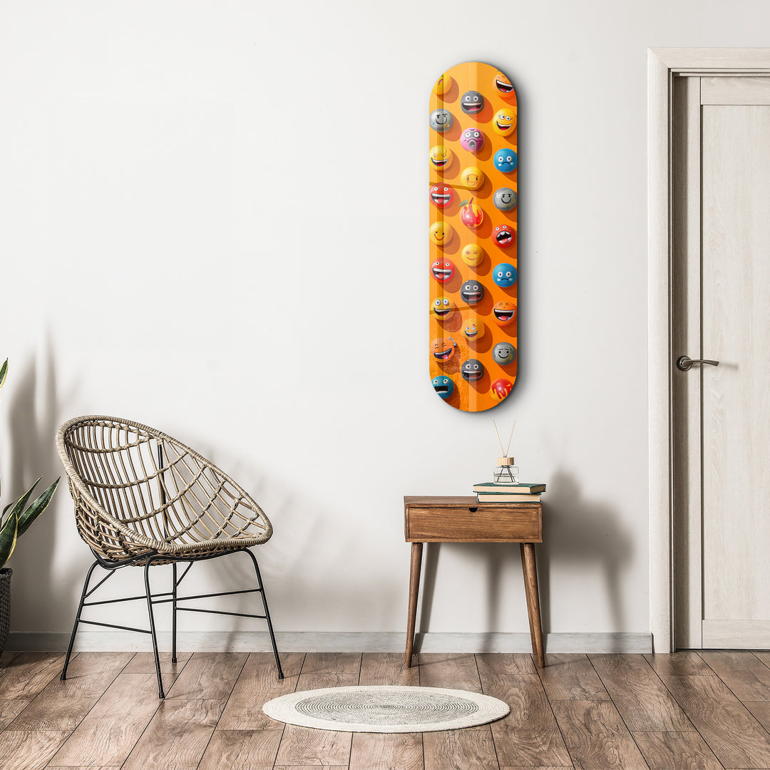 Lots of Smileys 3 | Glass Wall Art