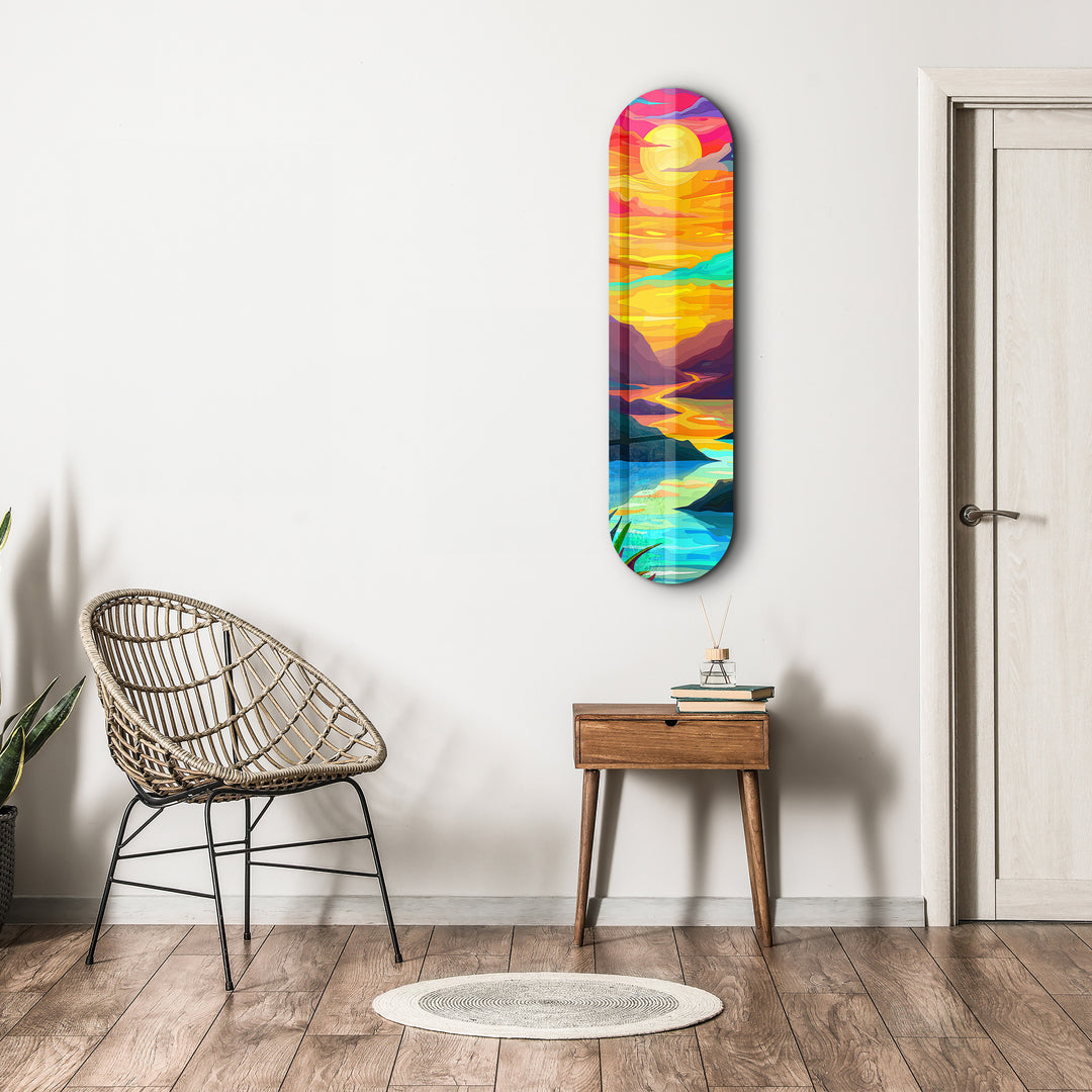 Sunset | Glass Wall Art