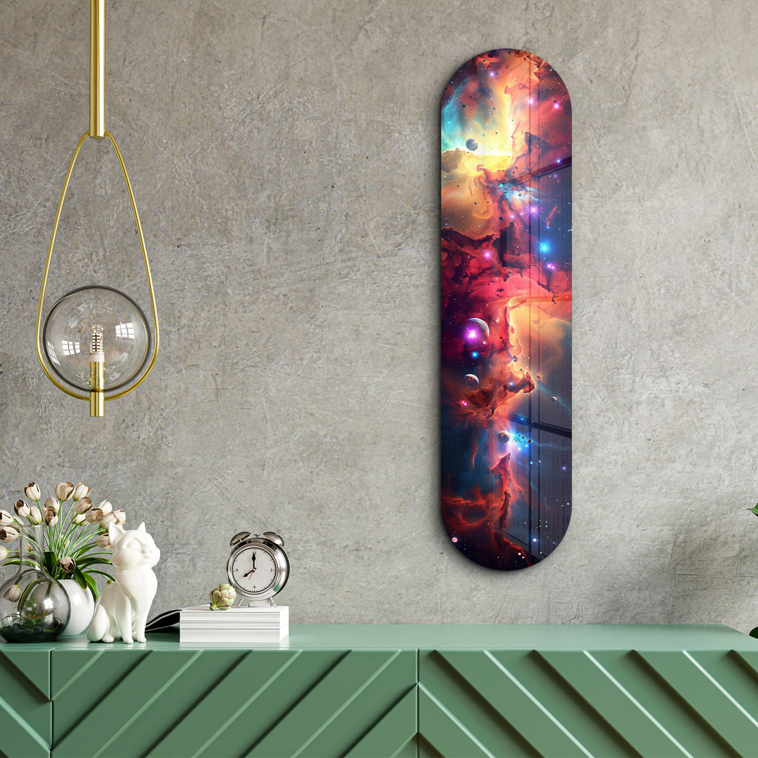 Colourful Space V3 | Glass Wall Art