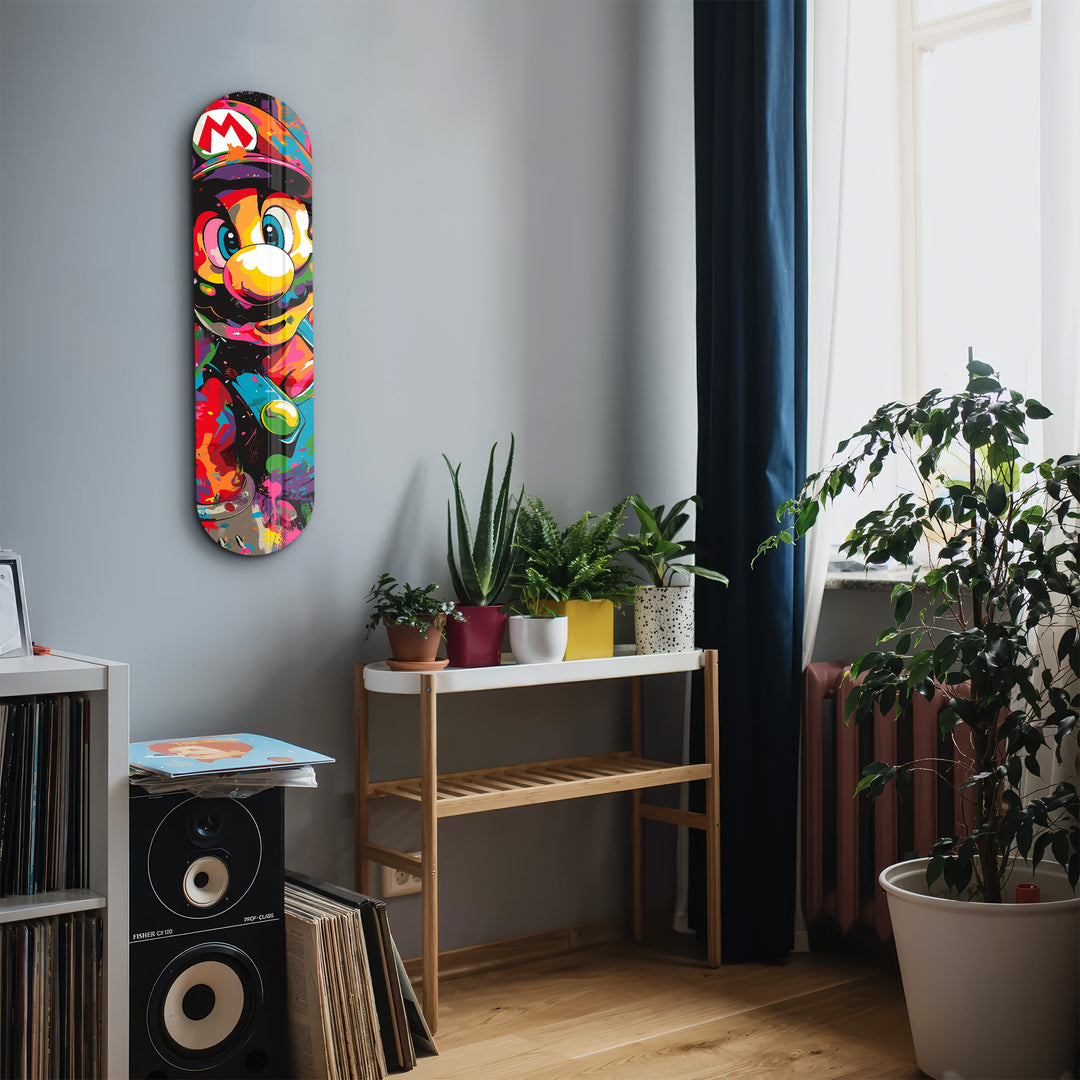 Mario Fan Art | Glass Wall Art