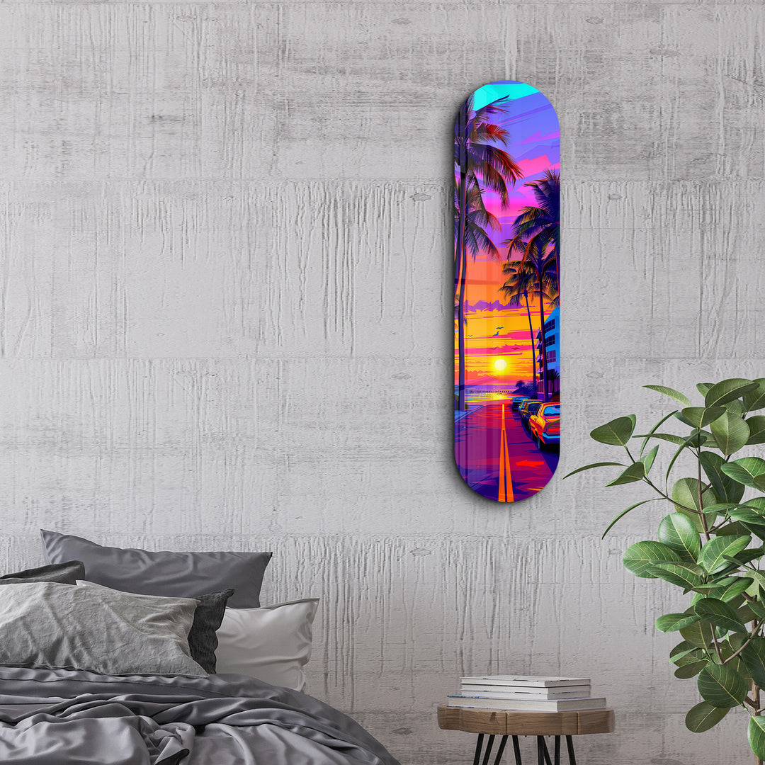 Miami 1 | Glass Wall Art