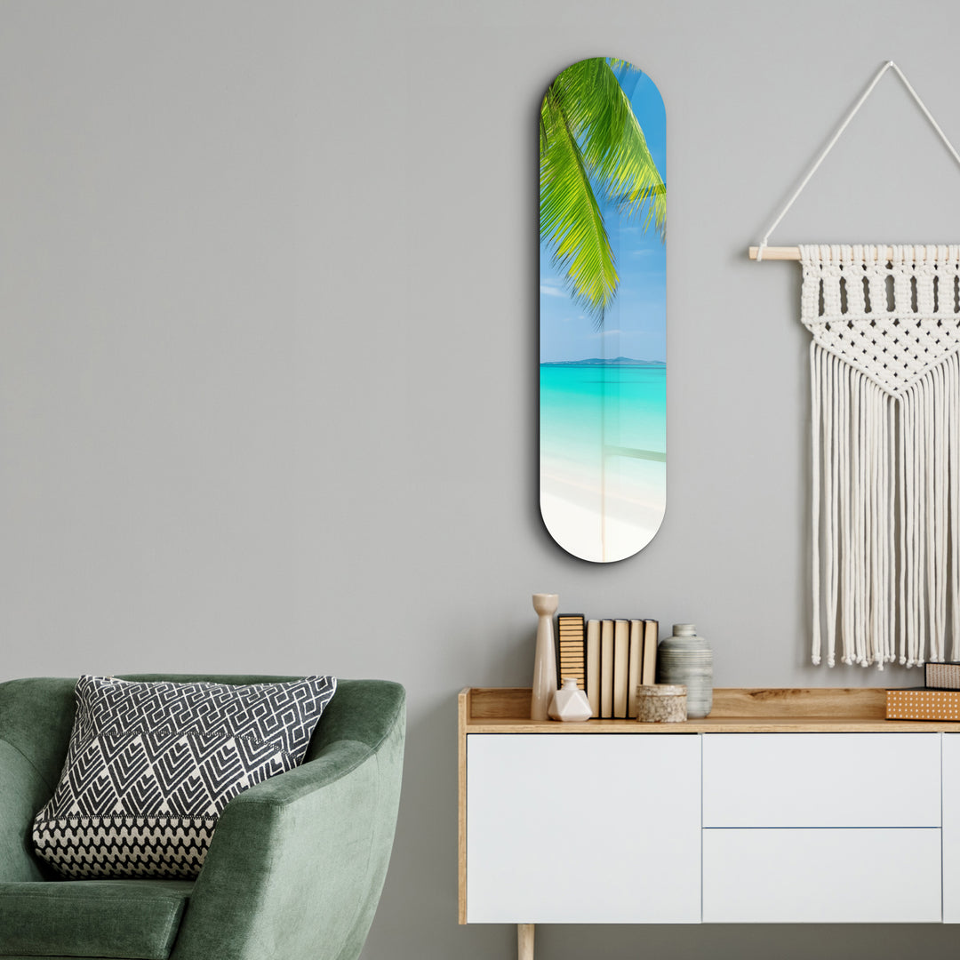 Beach | Glass Wall Art