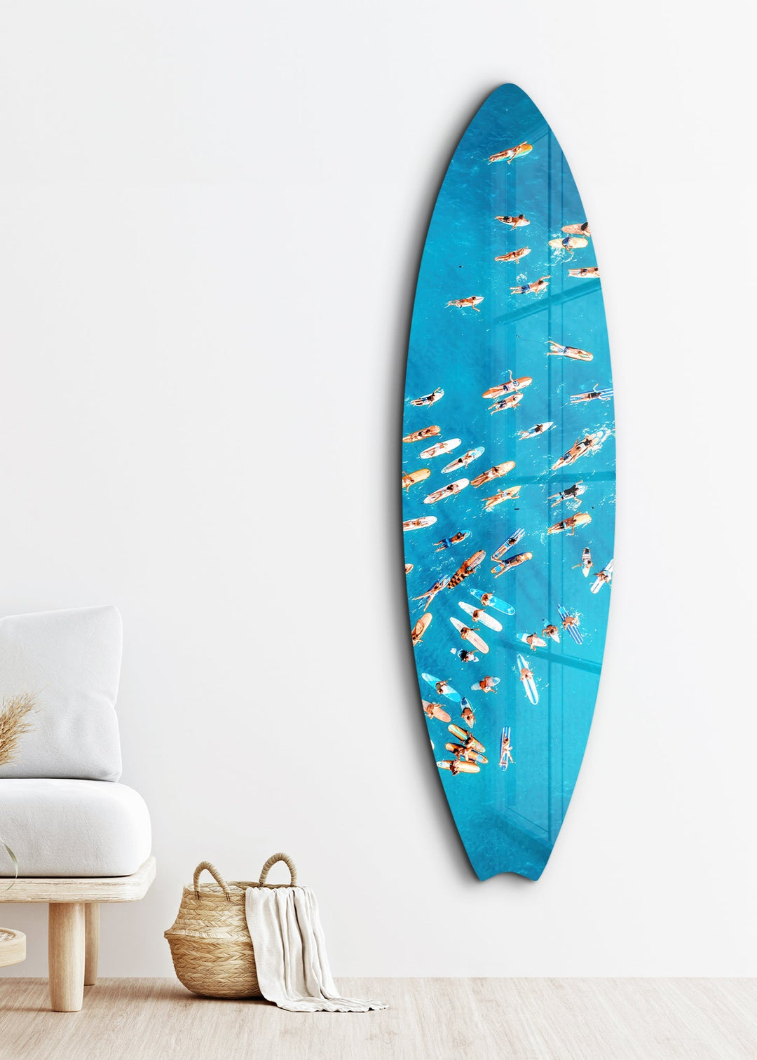 Surf's Up | Surfboard Glass Wall Art