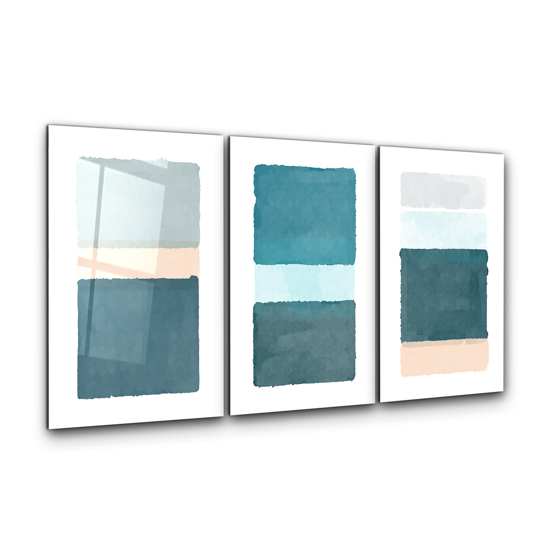 ・"Minimalist - Trio"・Glass Wall Art