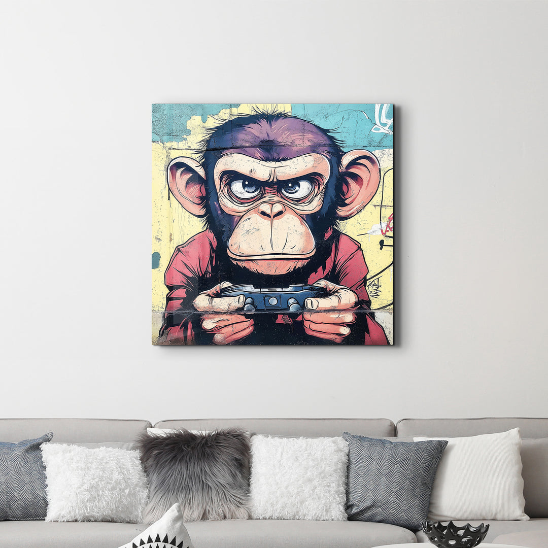 Wanna Play With Me? | Glass Wall Art