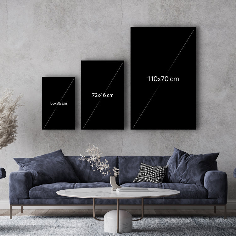 ・"Modern Line Abstract V15"・Glass Wall Art | Artdesigna Glass Printing Wall Arts.