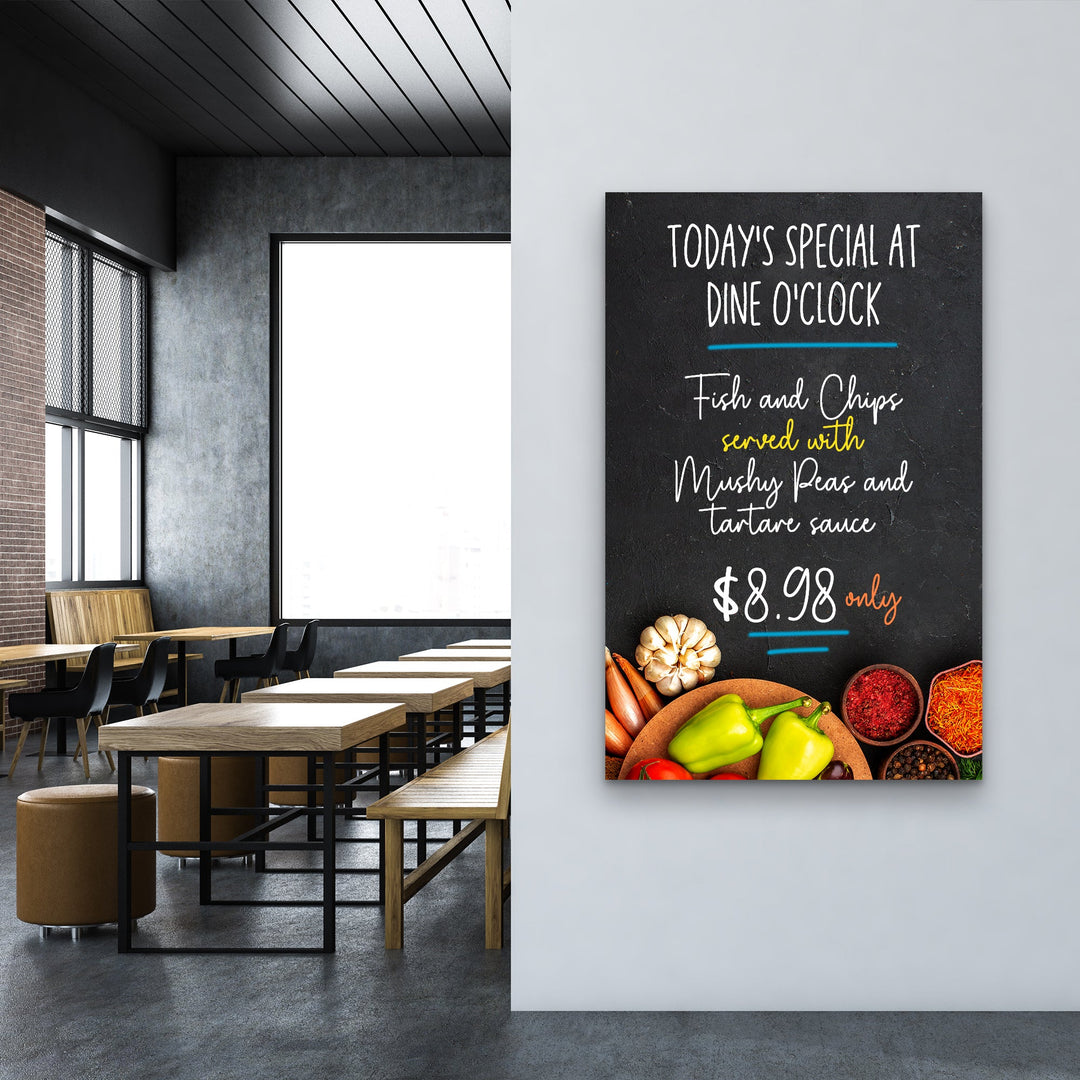 Custom Kitchen Creative Glass Board - 6x Edding Markers Set Included