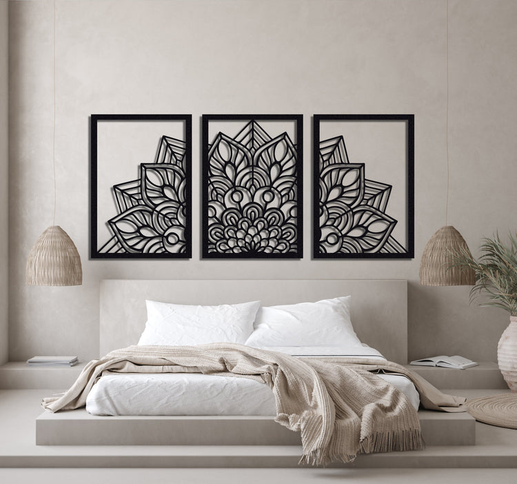 ・"Mandala"・Premium Metal Wall Art - Limited Edition | Artdesigna Glass Printing Wall Arts.