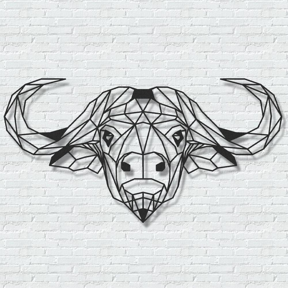 ・"Buffalo"・Premium Metal Wall Art - Limited Edition | Artdesigna Glass Printing Wall Arts.