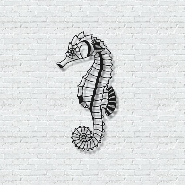 ・"SeaHorse"・Premium Metal Wall Art - Limited Edition | Artdesigna Glass Printing Wall Arts.