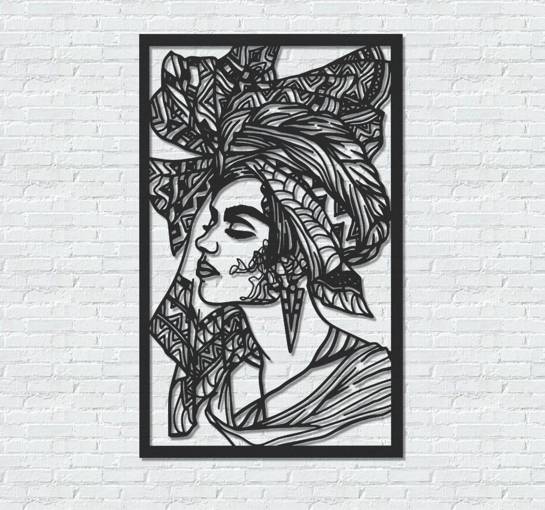 ・"Cuban Woman"・Premium Metal Wall Art - Limited Edition | Artdesigna Glass Printing Wall Arts.