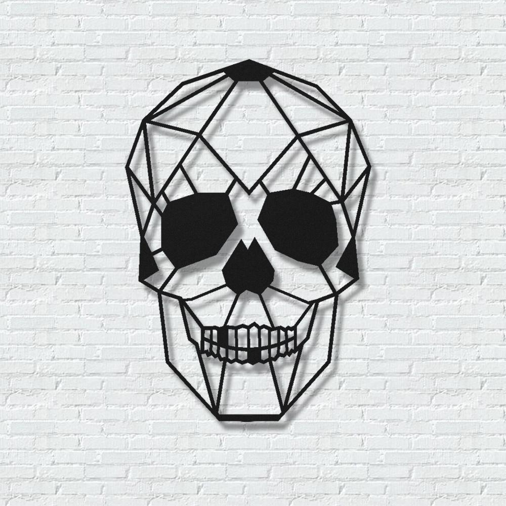 ・"Skull"・Premium Metal Wall Art - Limited Edition | Artdesigna Glass Printing Wall Arts.