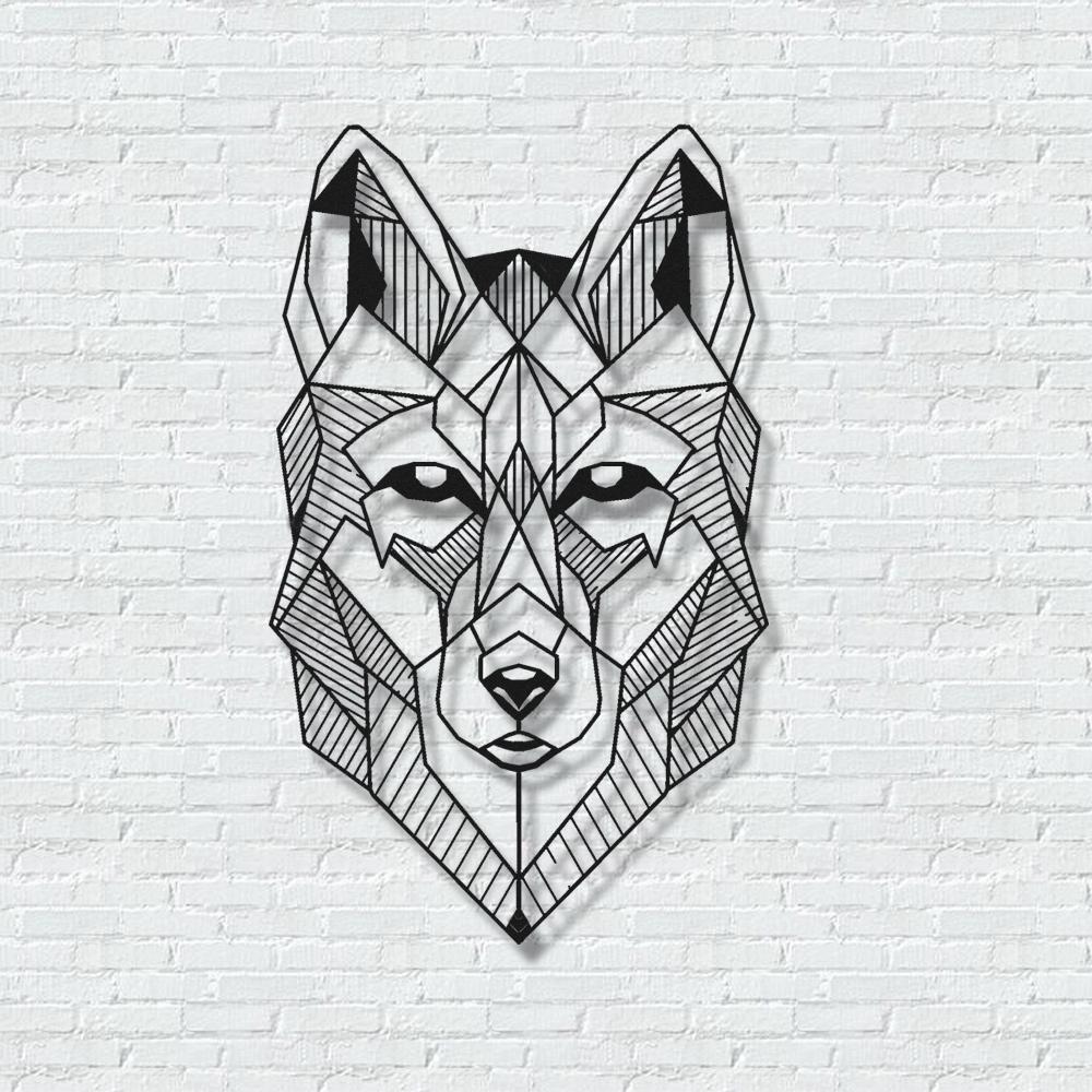 ・"Wolf Head"・Premium Metal Wall Art - Limited Edition | Artdesigna Glass Printing Wall Arts.