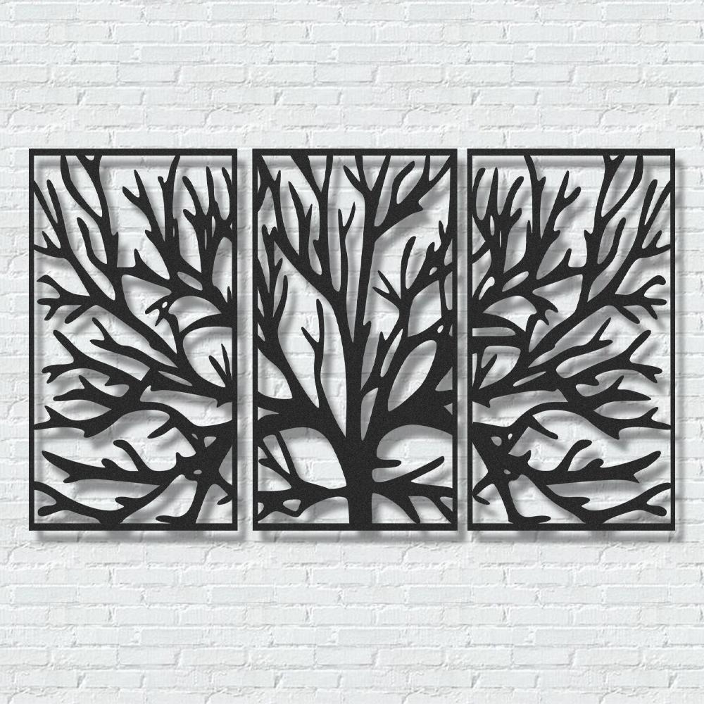 Tree Design Metal Wall Art –