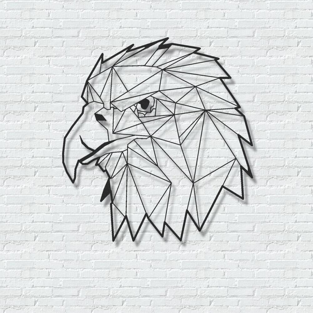 ・"Eagle Head"・Premium Metal Wall Art - Limited Edition | Artdesigna Glass Printing Wall Arts.