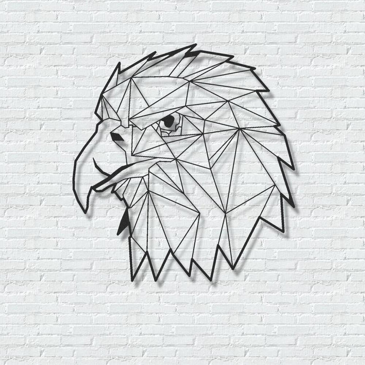 ・"Eagle Head"・Premium Metal Wall Art - Limited Edition | Artdesigna Glass Printing Wall Arts.