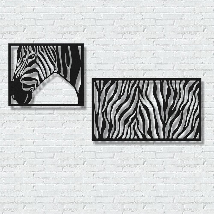 ・"Zebra"・Premium Metal Wall Art - Limited Edition | Artdesigna Glass Printing Wall Arts.