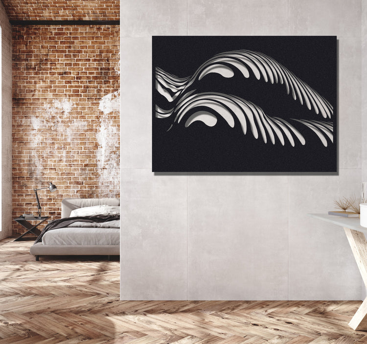 ・"Body Lines X"・Premium Metal Wall Art - Limited Edition | Artdesigna Glass Printing Wall Arts.