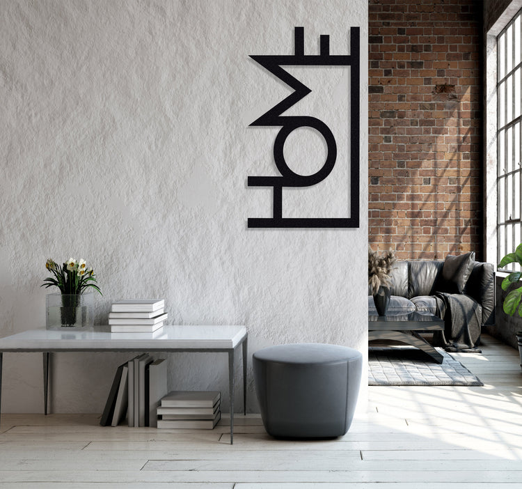 ・"Home Sign"・Premium Metal Wall Art - Limited Edition | Artdesigna Glass Printing Wall Arts.