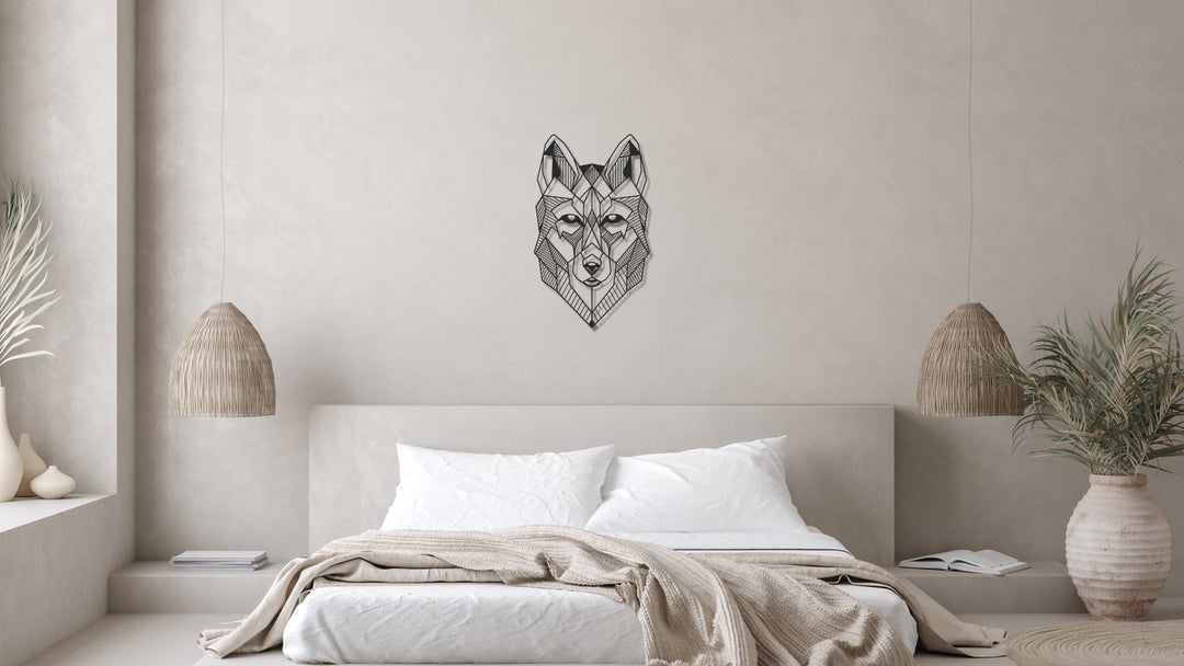 ・"Wolf Head"・Premium Metal Wall Art - Limited Edition | Artdesigna Glass Printing Wall Arts.