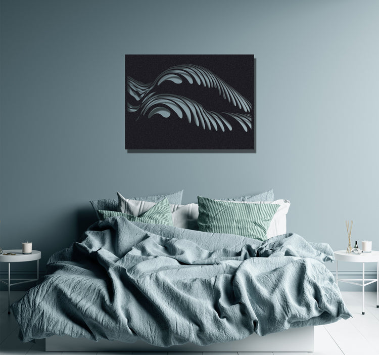 ・"Body Lines X"・Premium Metal Wall Art - Limited Edition | Artdesigna Glass Printing Wall Arts.