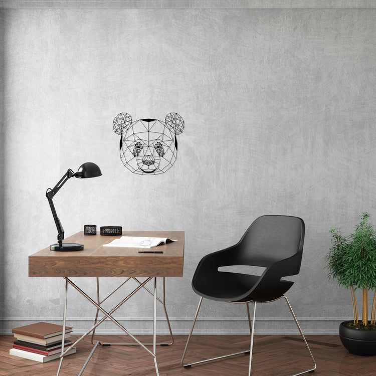 ・"Panda"・Premium Metal Wall Art - Limited Edition | Artdesigna Glass Printing Wall Arts.