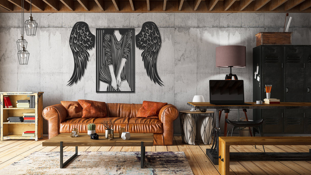 ・"Angel Wings Combination"・Premium Metal Wall Art - Limited Edition | Artdesigna Glass Printing Wall Arts.