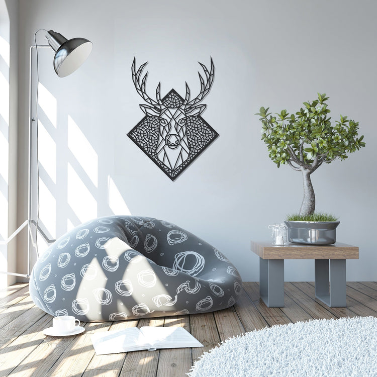 ・"Deer"・Premium Metal Wall Art - Limited Edition | Artdesigna Glass Printing Wall Arts.