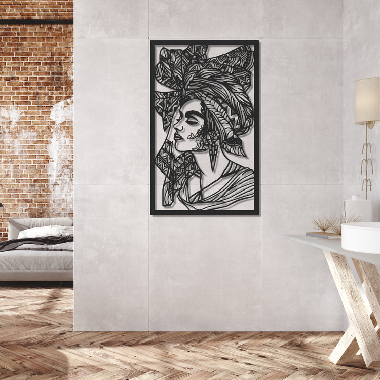 ・"Cuban Woman"・Premium Metal Wall Art - Limited Edition | Artdesigna Glass Printing Wall Arts.