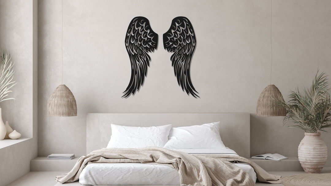 ・"Angel Wings"・Premium Metal Wall Art - Limited Edition | Artdesigna Glass Printing Wall Arts.