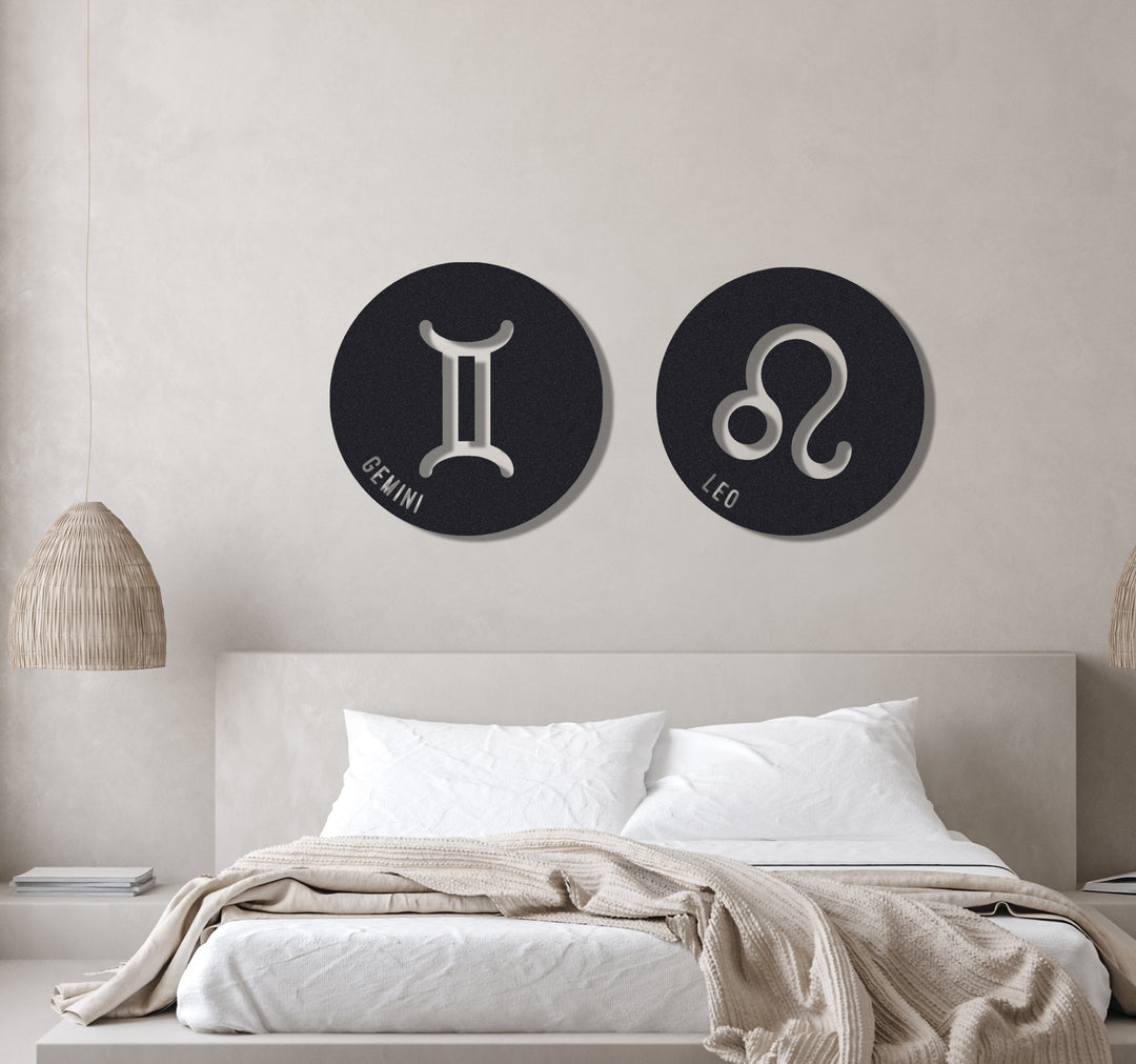 ・"Zodiac Symbols"・Premium Metal Wall Art - Limited Edition | Artdesigna Glass Printing Wall Arts.