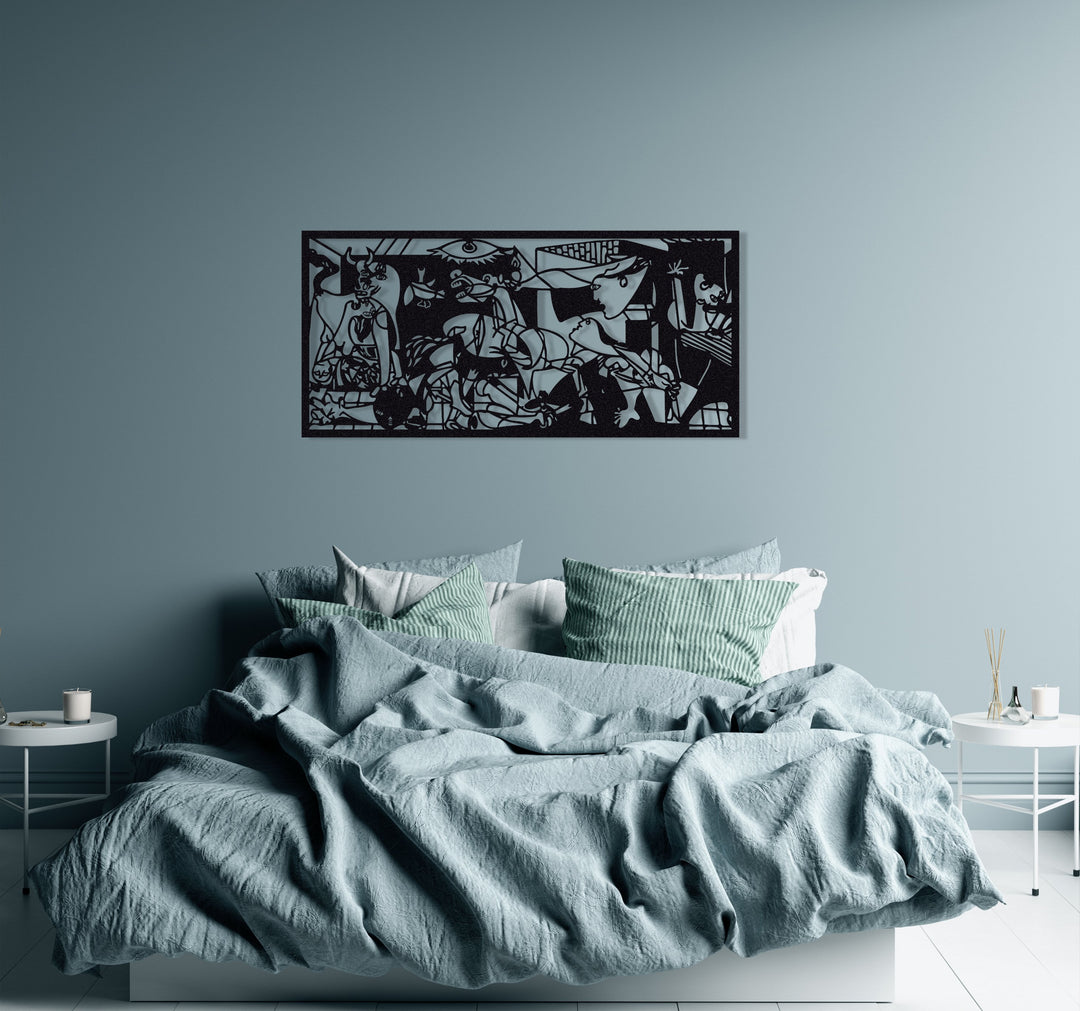 ・"Guernica Pablo Picasso"・Premium Metal Wall Art - Limited Edition | Artdesigna Glass Printing Wall Arts.