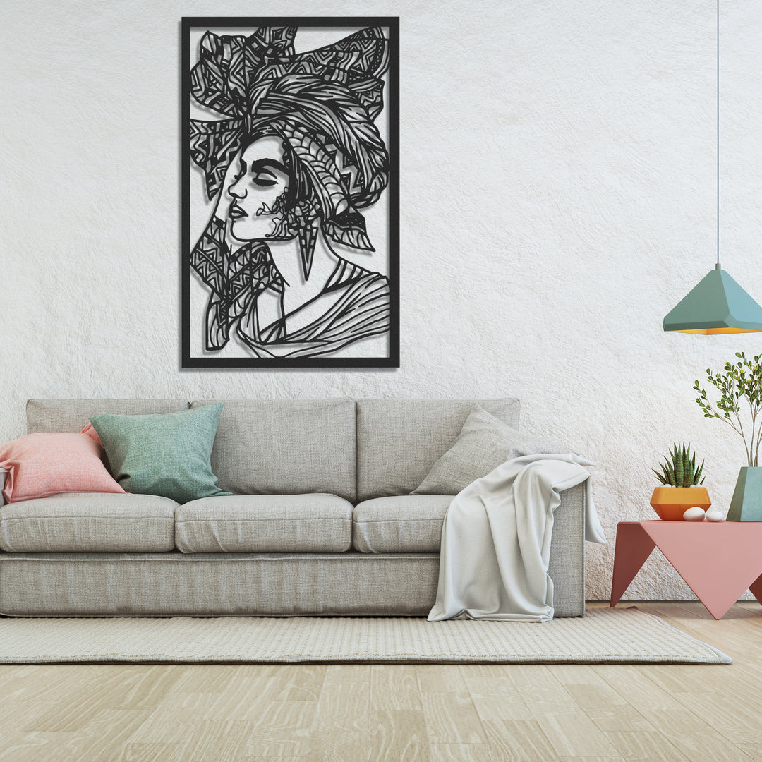 ・"Cuban Woman"・Premium Metal Wall Art - Limited Edition | Artdesigna Glass Printing Wall Arts.