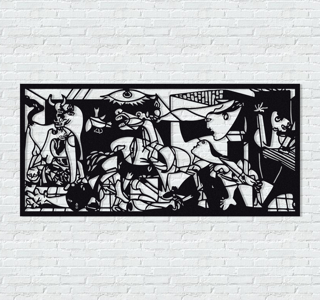 ・"Guernica Pablo Picasso"・Premium Metal Wall Art - Limited Edition | Artdesigna Glass Printing Wall Arts.
