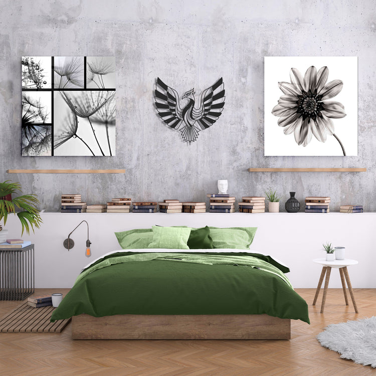 ・"Phoenix"・Premium Metal Wall Art - Limited Edition | Artdesigna Glass Printing Wall Arts.