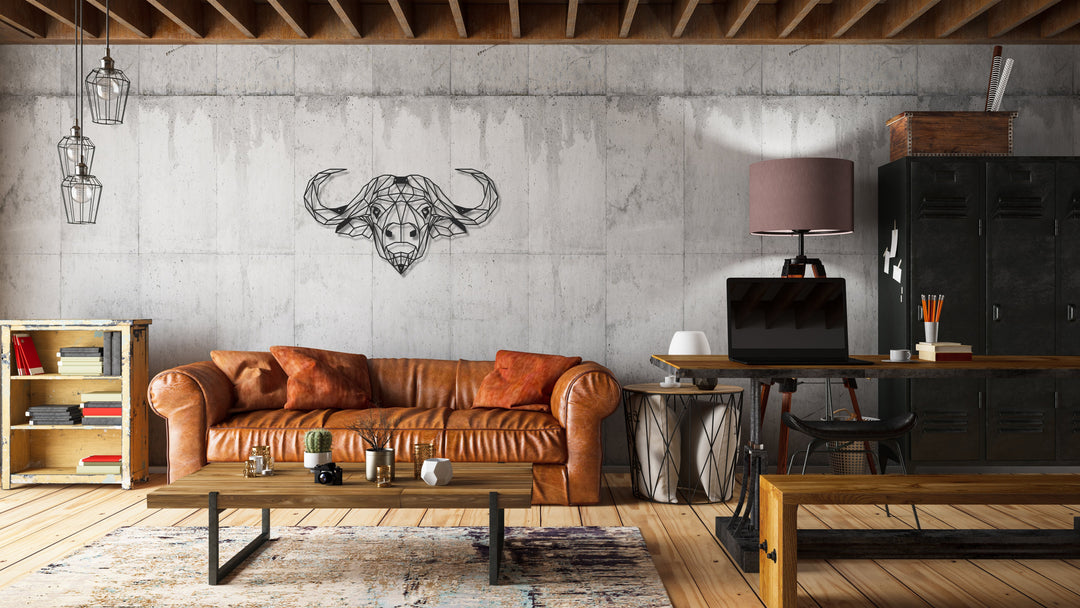 ・"Buffalo"・Premium Metal Wall Art - Limited Edition | Artdesigna Glass Printing Wall Arts.