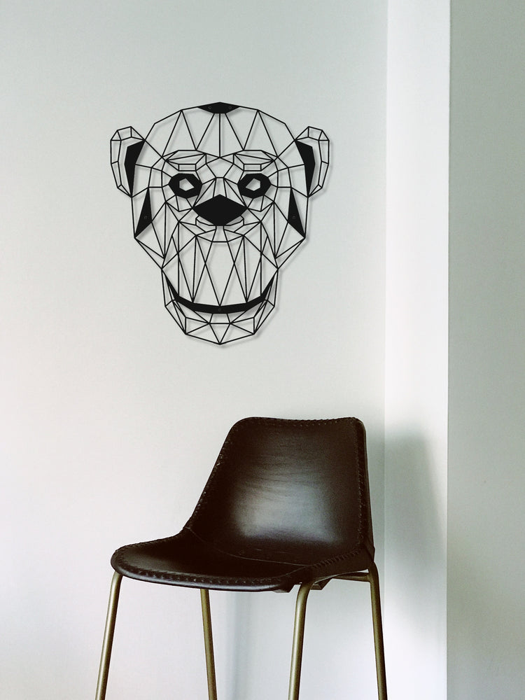 ・"Monkey"・Premium Metal Wall Art - Limited Edition | Artdesigna Glass Printing Wall Arts.